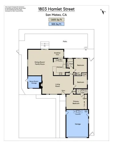 1803 Hamlet Street, San Mateo, California 94403