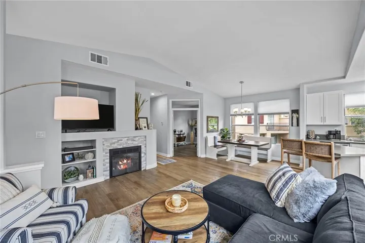 Living room 2 with vaulted ceilings
