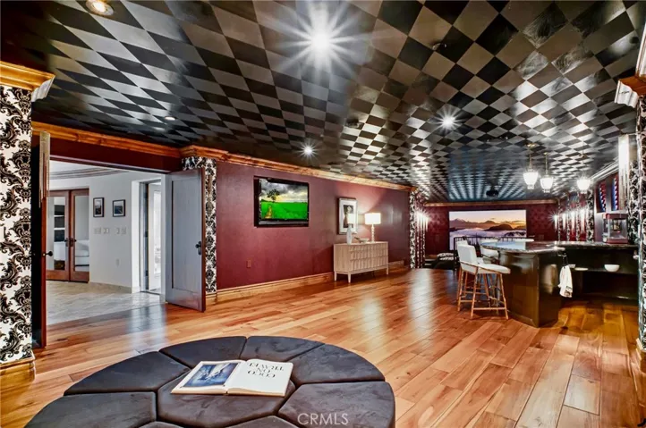 Spacious home theater, bar area and dancing for all your guest