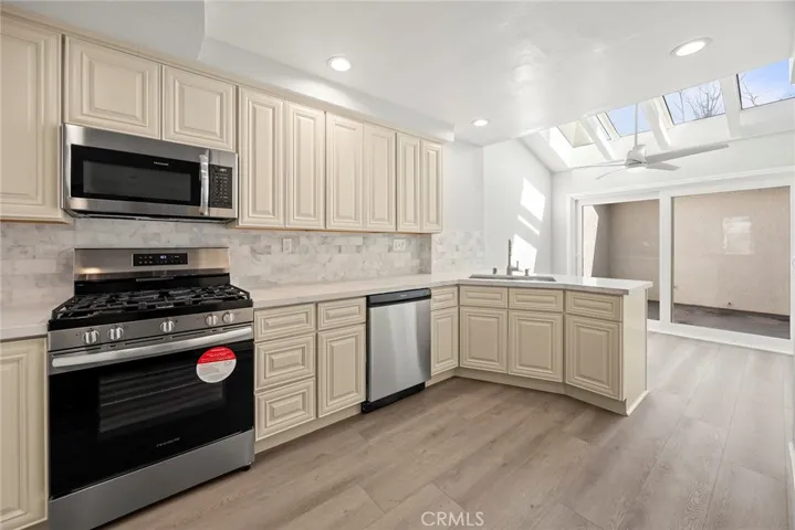 REMODELED KITCHEN.