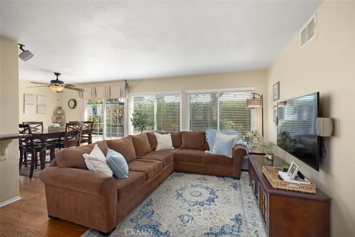 Open floor plan on the main living area.