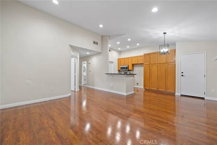 Family room before virtual staging!