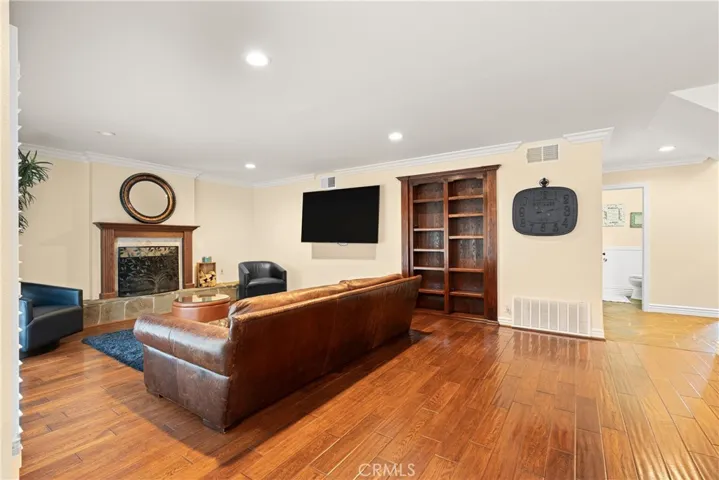 Open family room