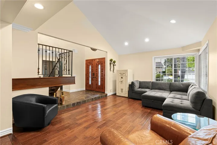 Front door entry into living area