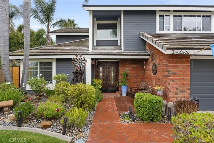 Front double door entry