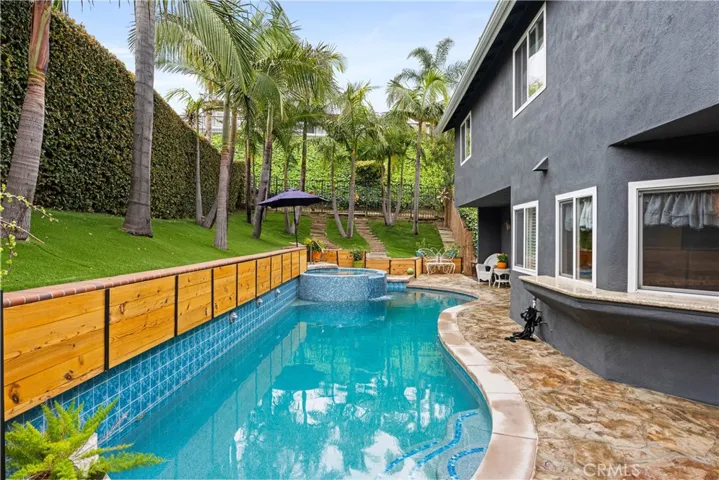Backyard and pool