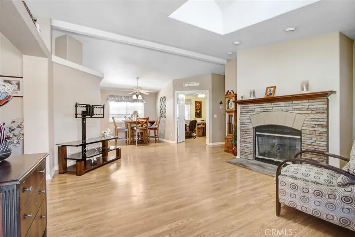 Living Room with Fireplace