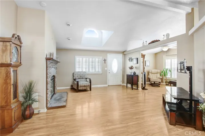 Living Room with Fireplace