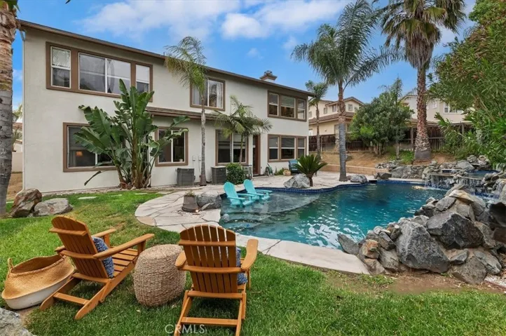 Beautiful pool and back yard oasis