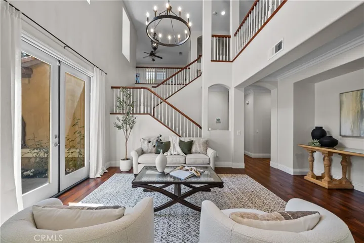 Elevated living space provides a sophisticated and open setting