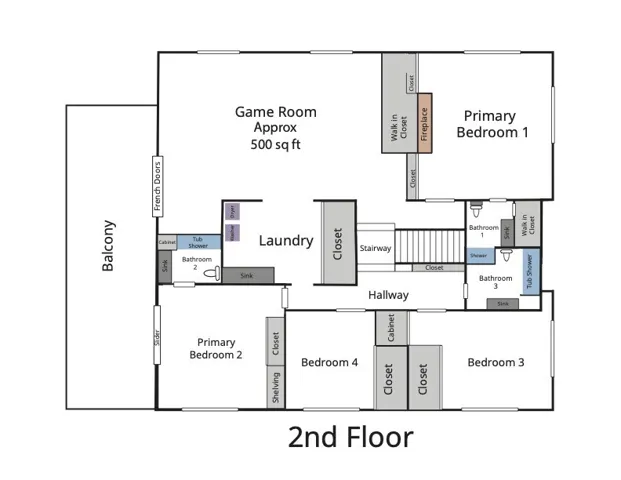 Floor Plan Upstairs