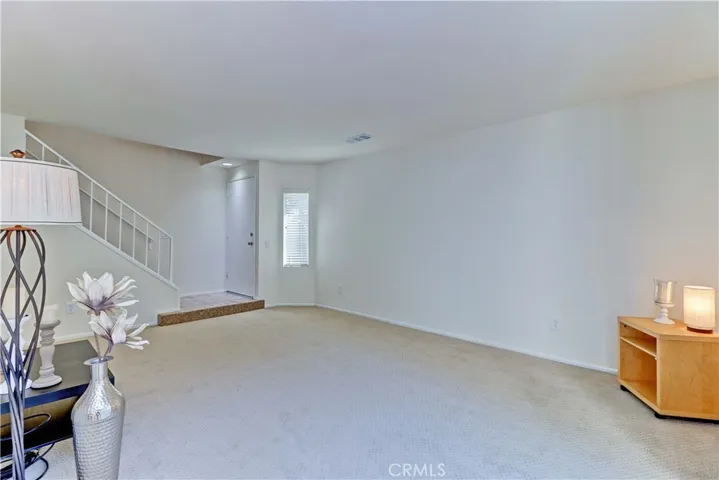 Front Door landing in living room