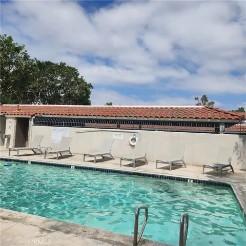 Pool and bathrooms