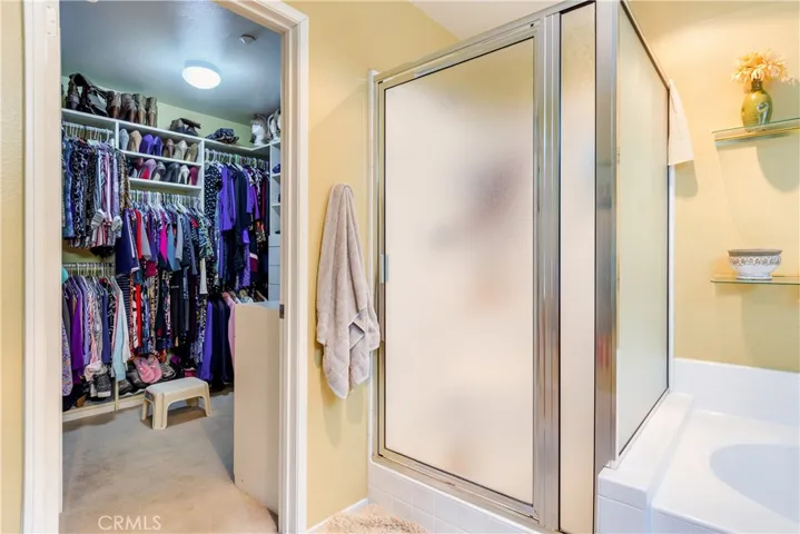 Master Bathroom and Walk In Closet