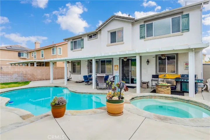 Back View of Pool