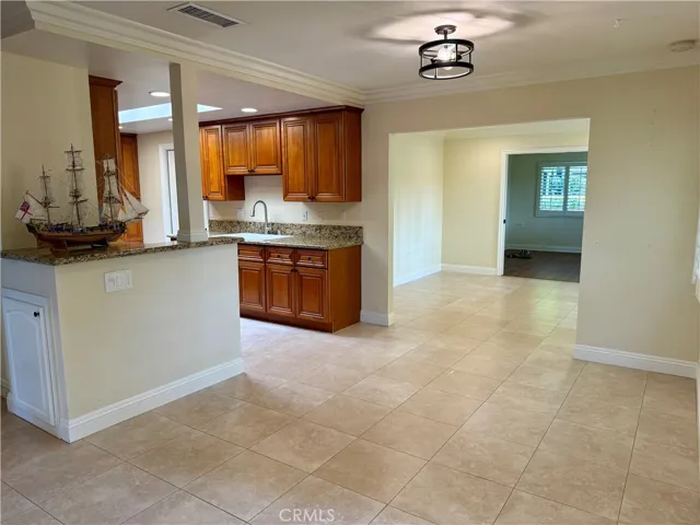 Dining and kitchen