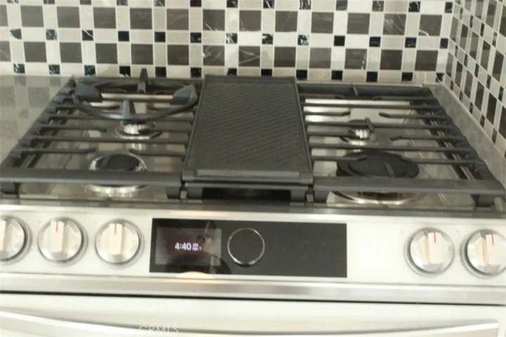 Stainless Steel Range with gas burners