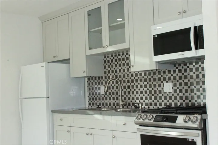 Kitchen with garbage disposal