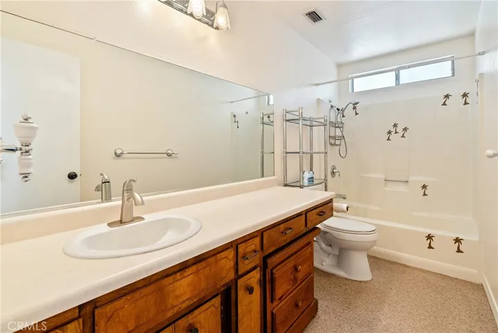 Bathroom off main hallway.