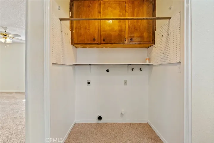Laundry area off main hallway.