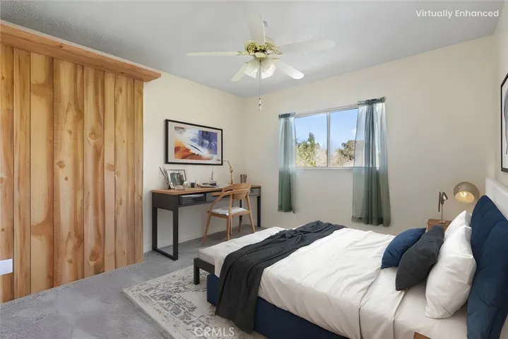 Vurtually staged bedroom number 2.