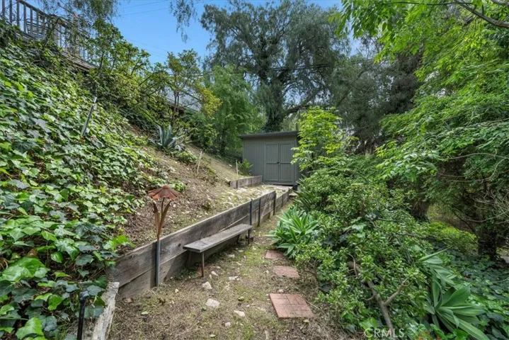 A well-made shed perfect for an atelier, creative space, or a home office