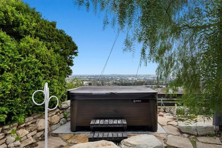 Hot tub with views