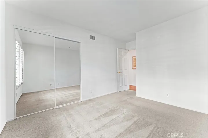 This third bedroom is more of a walk in, for more hanging space