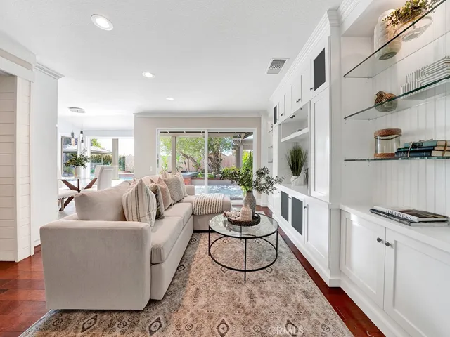 family room looking into back yard