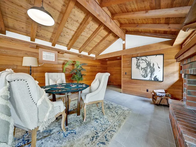 interior of pool house