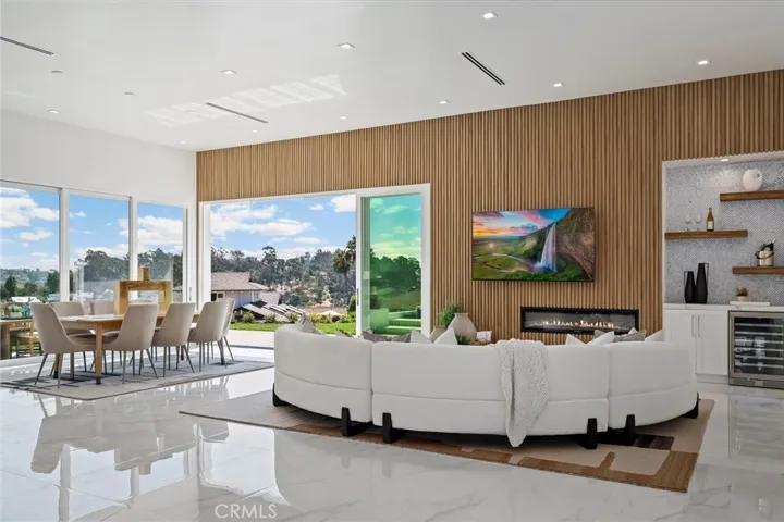 view from living room