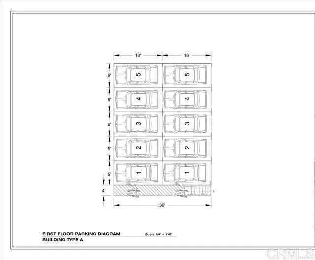 Building A - Parking Diagram
