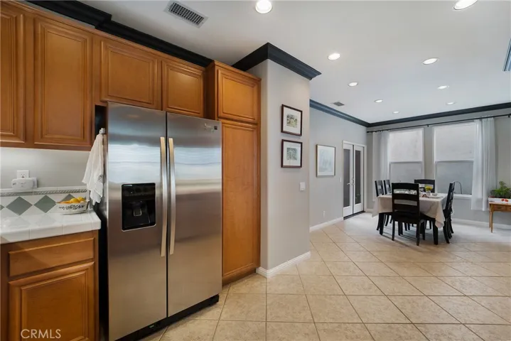Refrigerator is included in this sale.