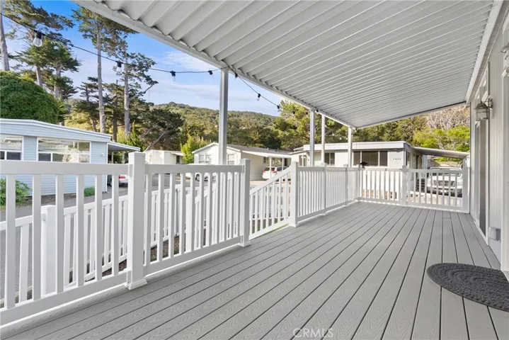Mountain views off living room deck