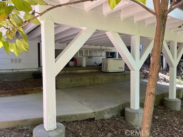 Protected Patio under Upper Deck