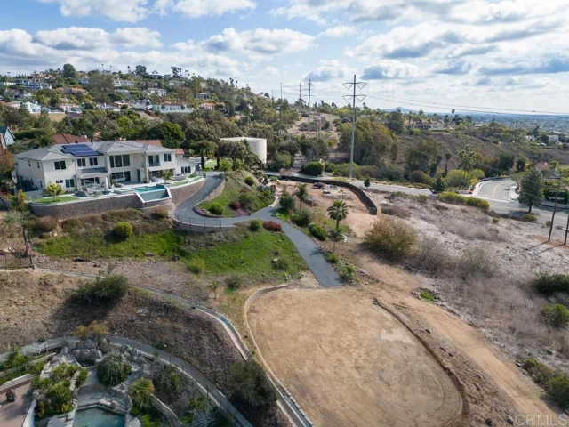 Aerial view with pad