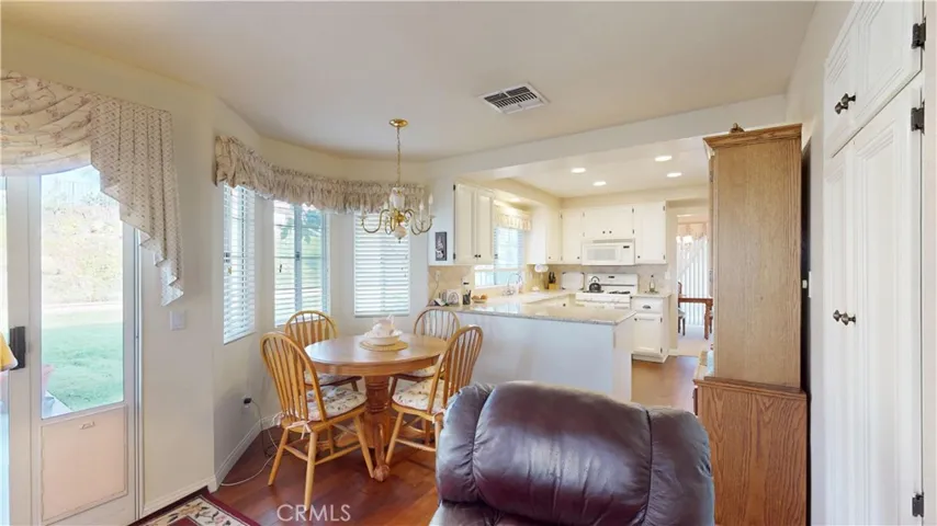 KITCHEN NOOK FROM FAMILY ROOM