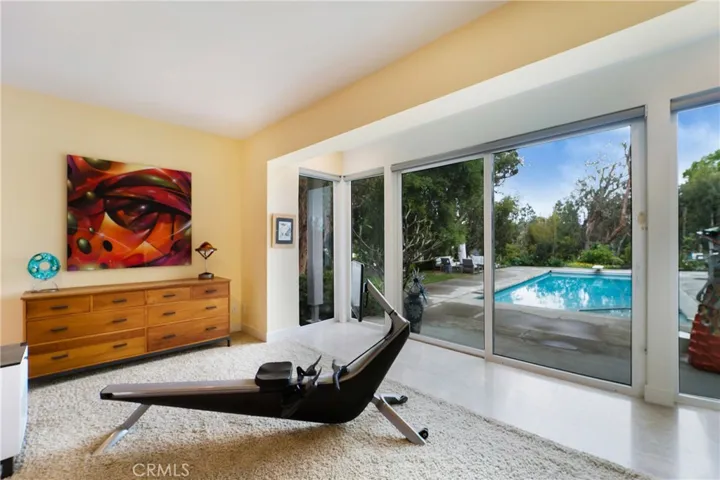 Multi Gen suite includes views of the yard and pool.