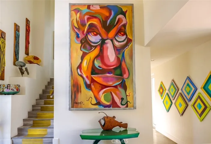 These two artists pieces compliment each other in this amazing home!  Photo Cred, Paul Hinckley