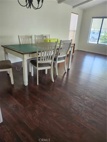 Dining room from kitchen