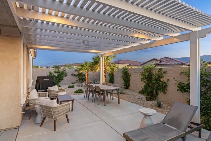 Side patio
