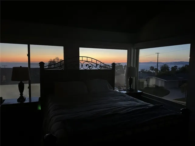 Sunset view from upstairs suite.