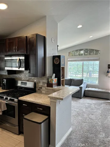 Kitchen and Living room