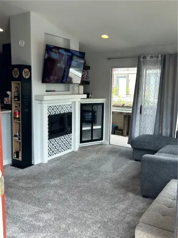 Electric fireplace adds heat pretty quick.