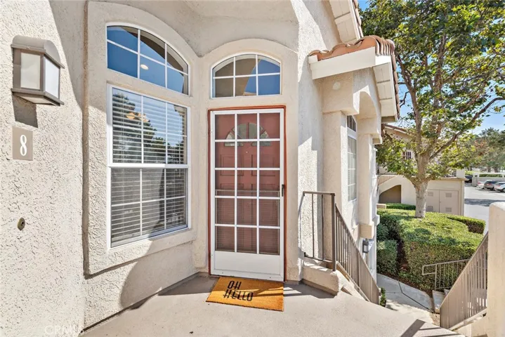  Your front door with a porch , plenty of room for morning Coffee.
