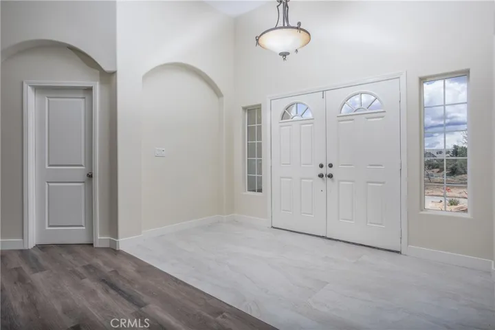 Front door view from inside
