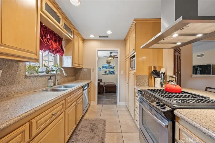 Remodeled kitchen
