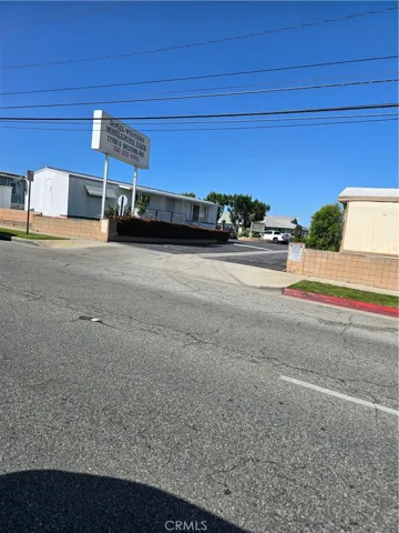 Entrance of  Mobile Home Park.