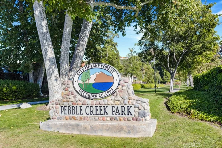 Pebble Creek Park is also just a 6 minute drive