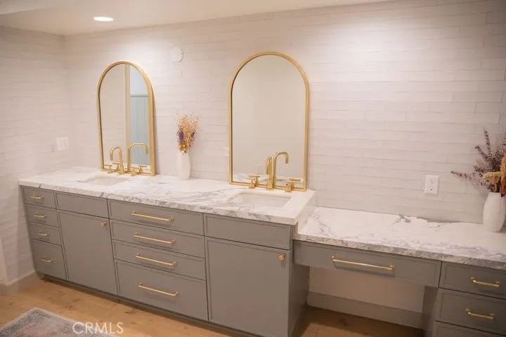 Primary Bathroom Vanity Area